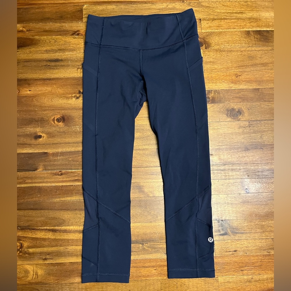 Lululemon Athletica Navy Leggings 4 Like New